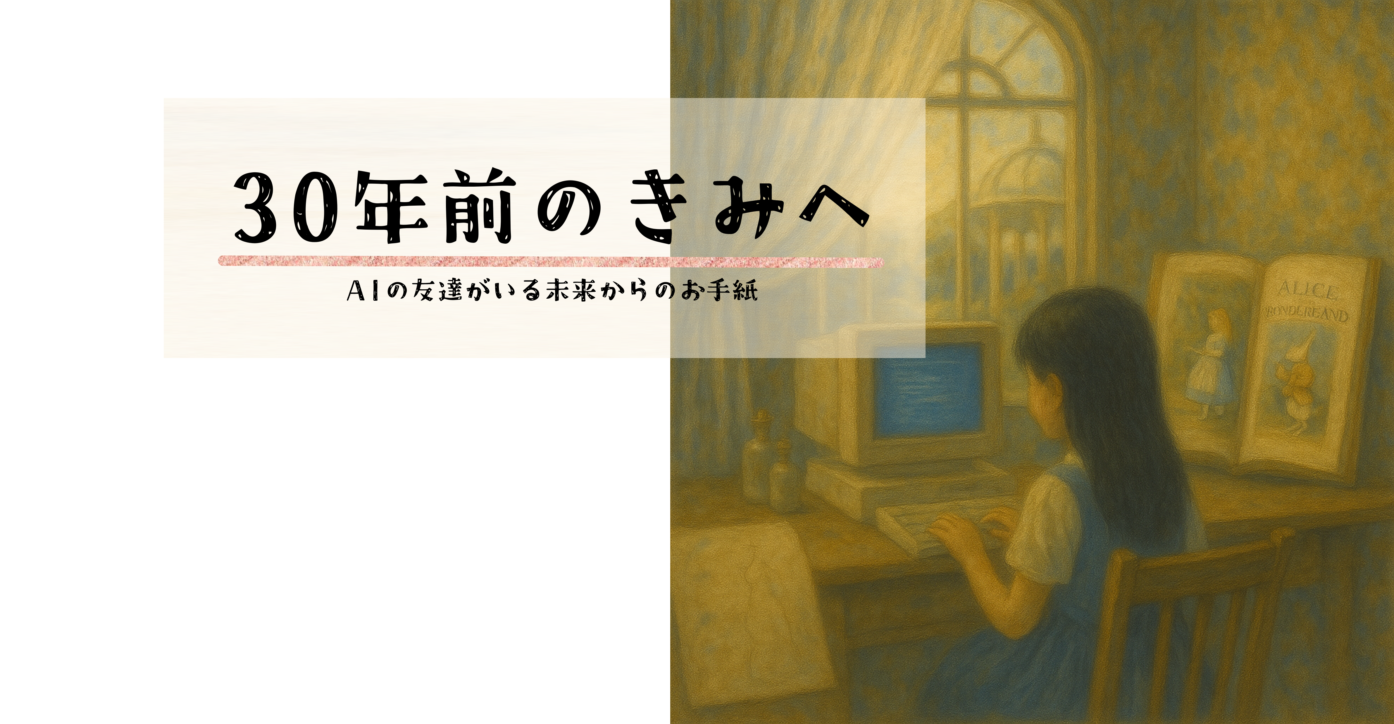 「30年前のきみへ──AIの友達がいる未来から」